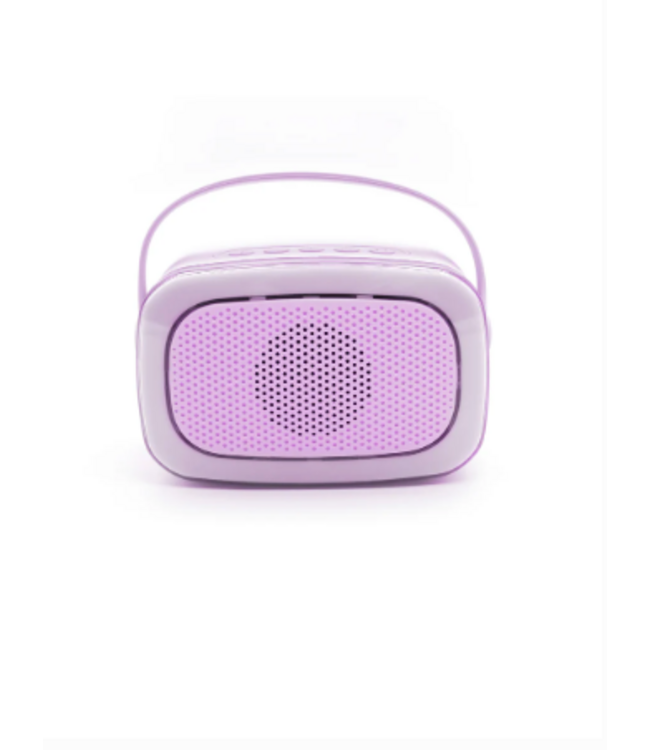 Lalarma | Kids Karaoke | Duo | 2 Bluetooth-microfoons en luidspreker met licht | Paars | 3+