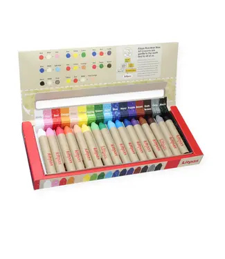 Kitpas | Raamkrijtjes | Raamstiften | Aquarelkrijtjes | 16 kleuren | 3+