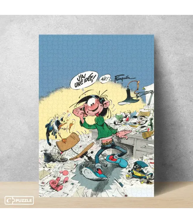 Plastoy | Puzzel | 48 x 68 cm | Guust Flater | Gaston | 1000 stukjes