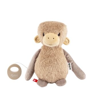Sigikid Sigikid | Knuffel inclusief Muziekdoosje met Trekkoord | Monkey | Affi | Melody: Various | 22 cm | 0+