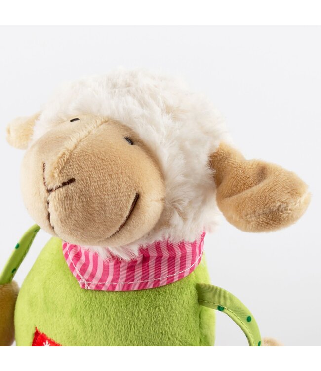 Sigikid | Knuffel  inclusief Muziekdoosje met Trekkoord | Schaap | Melody: Various | 15 cm | 0+