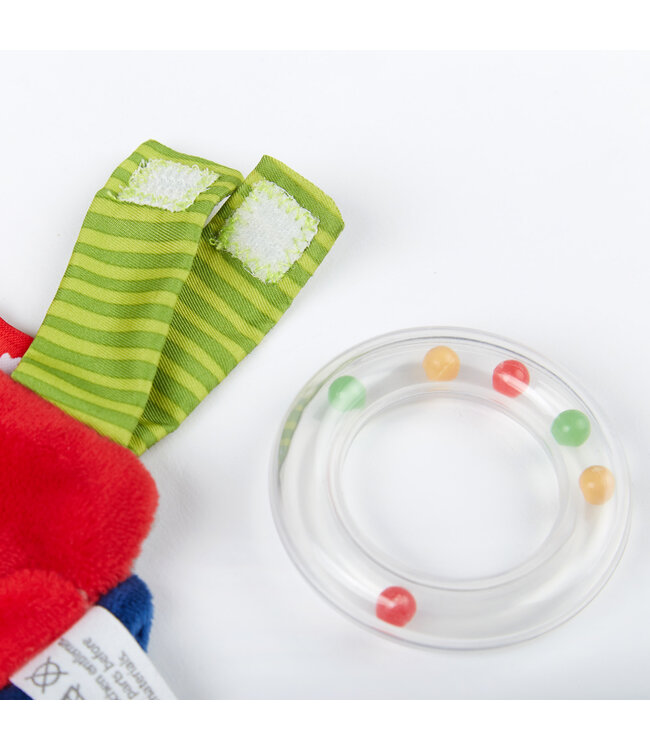 Sigikid | PlayQ | Rustling Comforter | Fire Truck | 18 cm | 0+