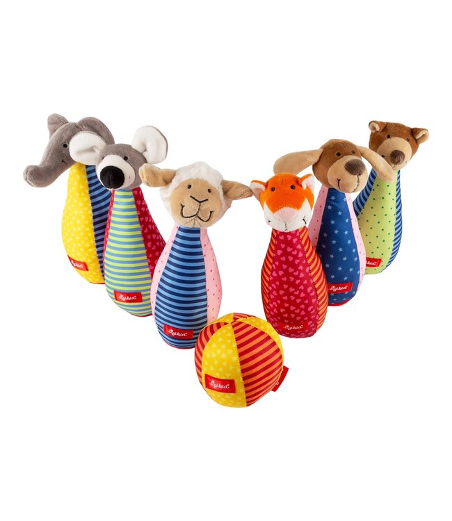 Sigikid | Baby Soft Toy Bowling Set | 7 delig | 0+
