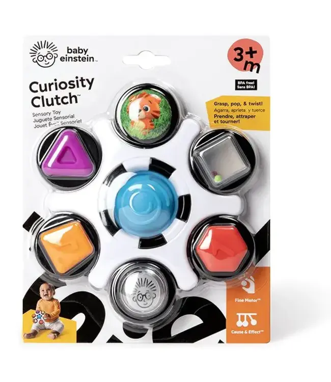 Baby Einstein | Curiosity Clutch Sensory Toy | 15 cm | + 3 maanden