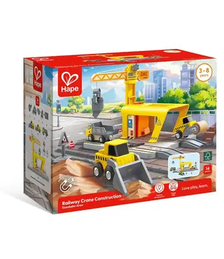 Hape Hape | Railway | Railway Crane Construction | 3+