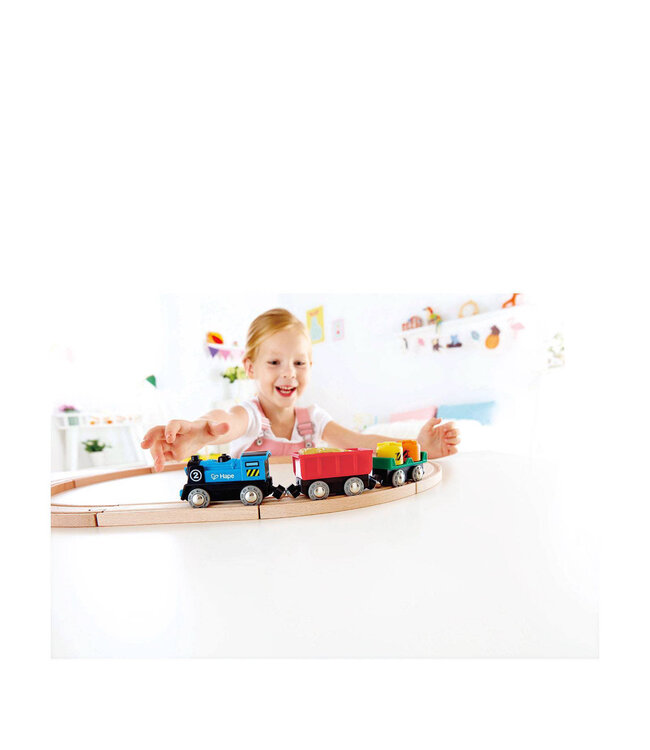 Hape Railway | Rolling-Stock Set | Battery Powered | 3+