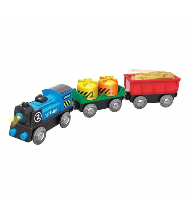 Hape Railway | Rolling-Stock Set | Battery Powered | 3+