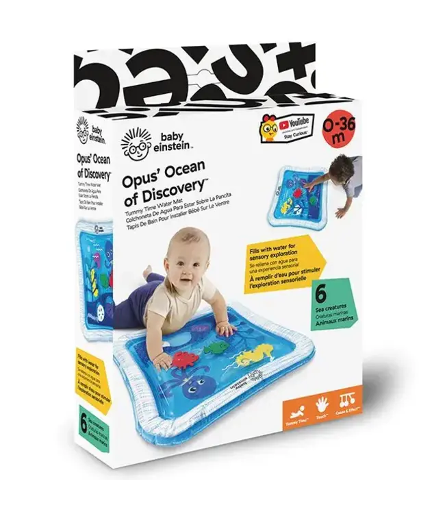 Hape | Baby Einstein  | Opus Ocean of Discovery Tummy Water Mat | 58 cm | 0+