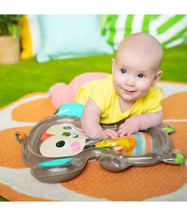 Bright Starts  | Hungry Monkey Tummy Time | Water Mat | 0+