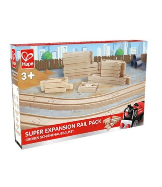 Hape Hape | Railway | Super Expansion Rail Pack | 24 delig | 3+