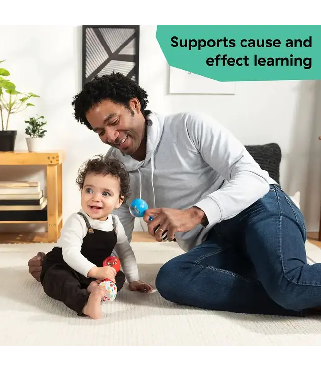 Hape | Baby Einstein | Shake & Groove Toy Maracas | 15 cm | +6 maanden