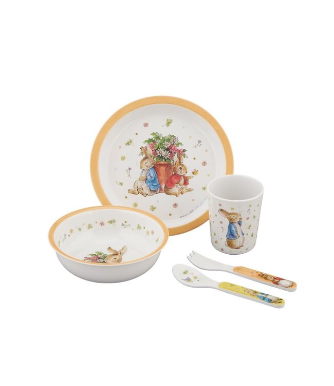 Petit Jour Paris | Peter Rabbit | Giftset Abrikoos | 5 delig | +6 mnd