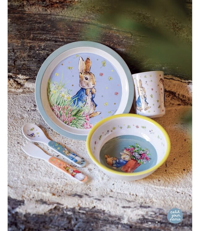 Petit Jour Paris | Peter Rabbit | Giftset Blauw | 5 delig | +6 mnd