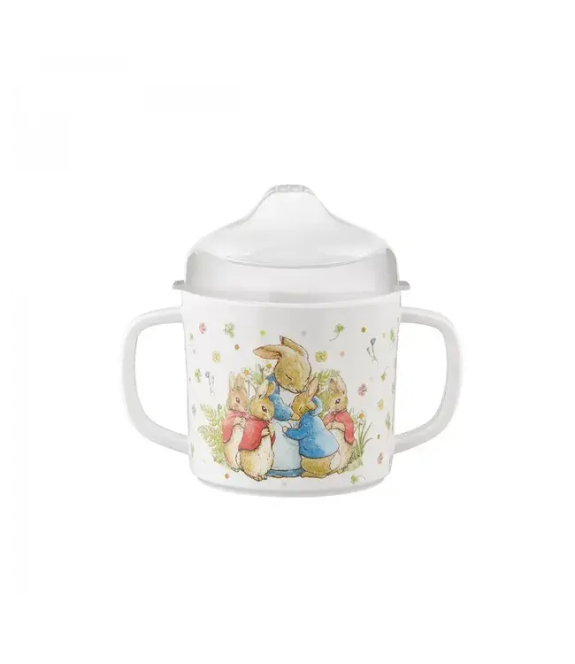 Petit Jour | Peter Rabbit | Mok Met Twee Oren | met Afneembare Deksel | 160 ml | +6 mnd