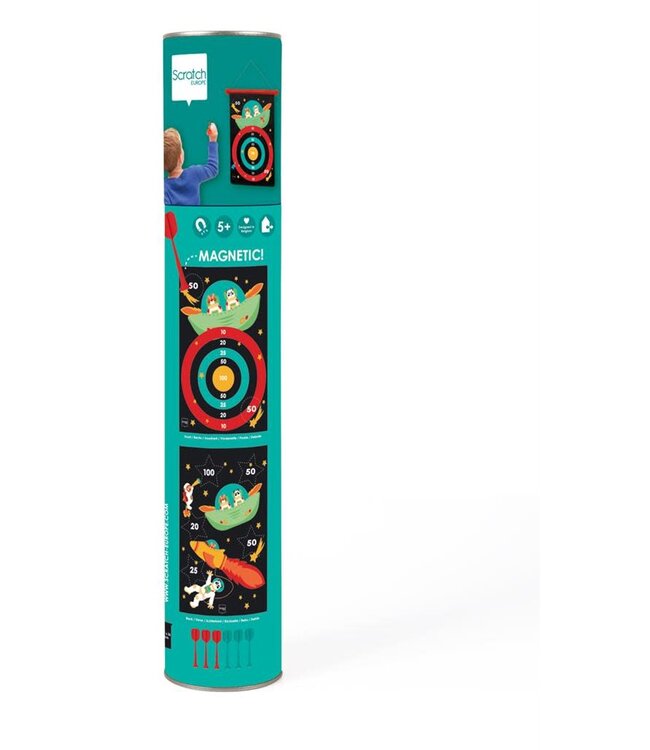 Scratch Active Play | Magnetische Darts | 36 x 55 cm | Astronaut | 5+