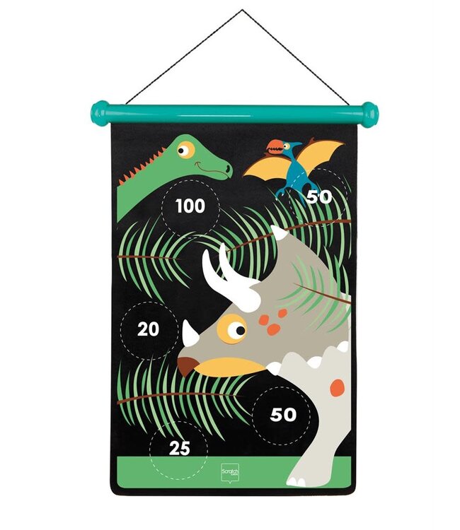 Scratch Active Play | Magnetische Darts | 36 x 55 cm | Dinowereld | 5+