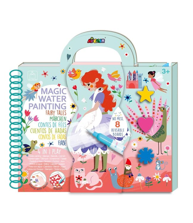 Avenir | Magic Water Painting | 4 in 1 Play | Fairy Tales | 3+
