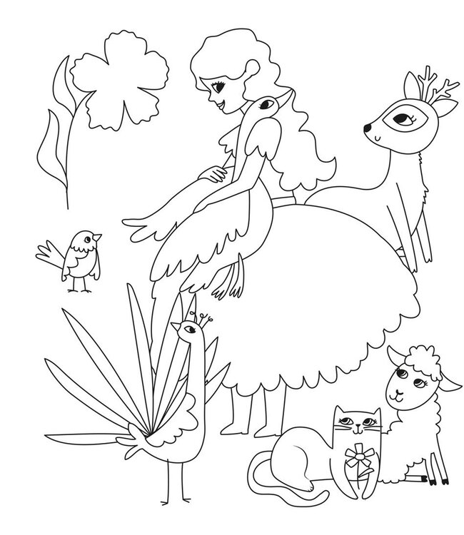 Avenir | Magic Water Painting | 4 in 1 Play | Fairy Tales | 3+