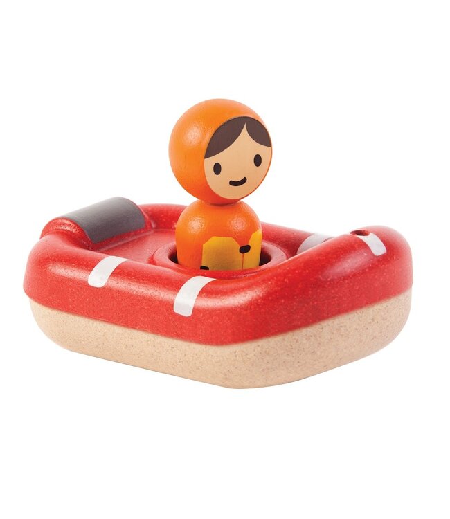 Plan Toys | Houten Boot | Coast Guard Boat | +