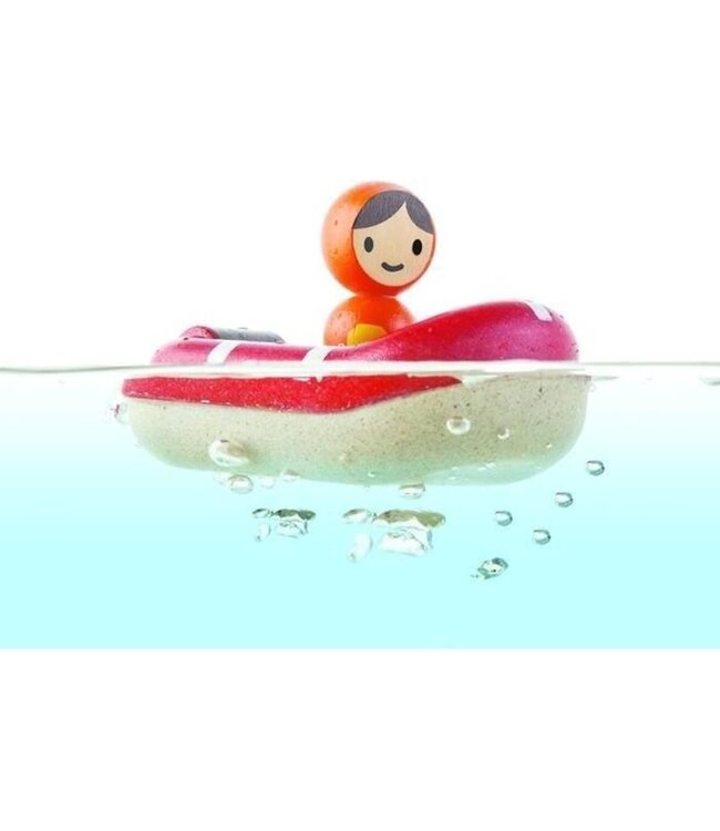 Plan Toys | Houten Boot | Coast Guard Boat | +