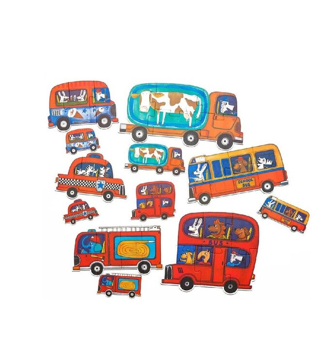 Mideer | My First Puzzle | 6 in 1 | 25 delig | 2+