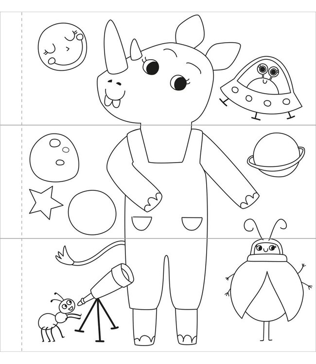 Avenir | Magic Water Painting | 4 in 1 Play | Animals | 3+