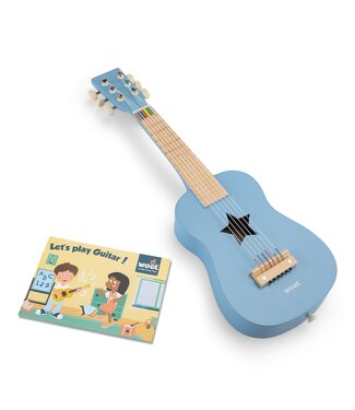 New Classic Toys Woet | by New Classic Toys | Speelgoed Gitaar | Blauw | 59,5 cm | 3+