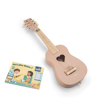 New Classic Toys Woet | by New Classic Toys | Speelgoed Gitaar | Roze | 59,5 cm | 3+