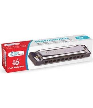 Woet | by New Classic Toys | houten Mondharmonica | 10,5 cm | 10 gaten | 3+