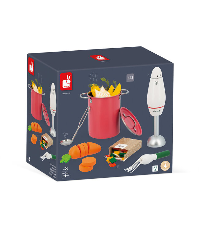Janod | in de Keuken | Soepset | 43 delig | 3+