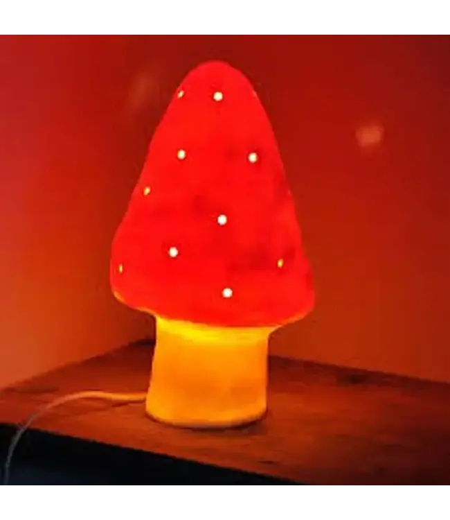 Heico by Egmond Toys | Lamp | Paddenstoel | Rood | 15 x 28 cm