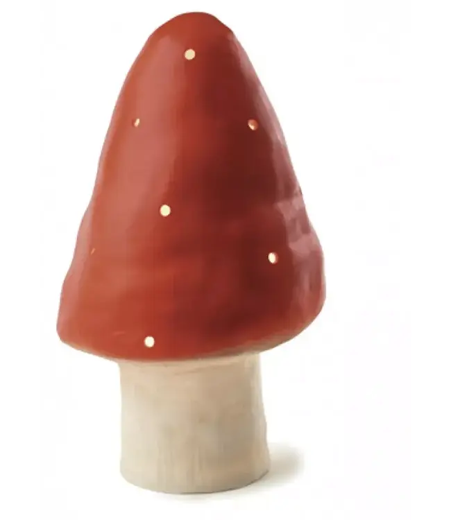 Heico by Egmond Toys | Lamp | Paddenstoel | Rood | 15 x 28 cm