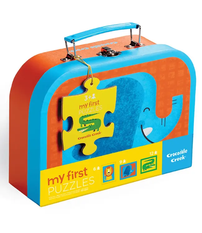 Crocodile Creek | My First Puzzles | Jungle | 6 - 9 -  12 stukjes | 20 x 25 cm | 3+
