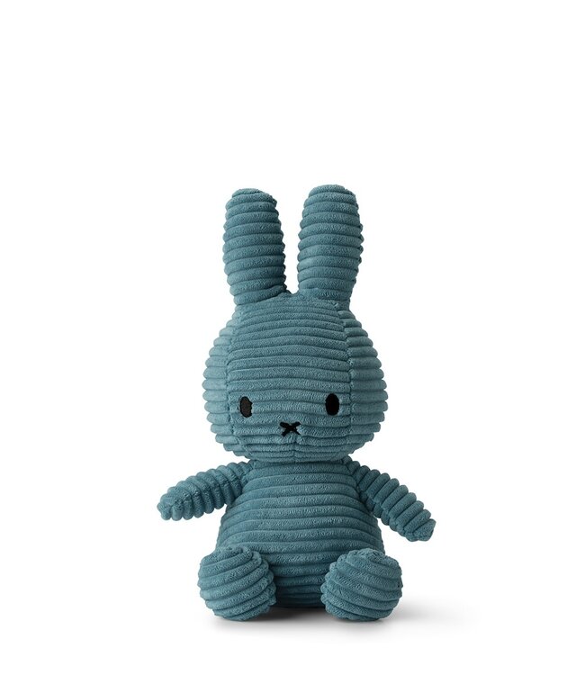 Bon Ton Toys | ECO | Nijntje Rib | Miffy Corduroy | 23 cm | Aviator Blue