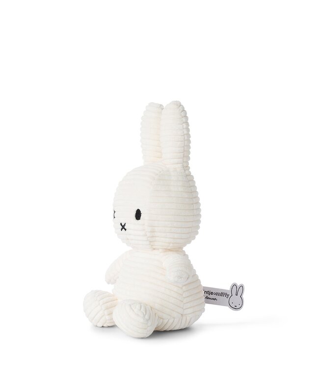 Bon Ton Toys | ECO | Nijntje Rib | Miffy Corduroy | 23 cm | Offwhite