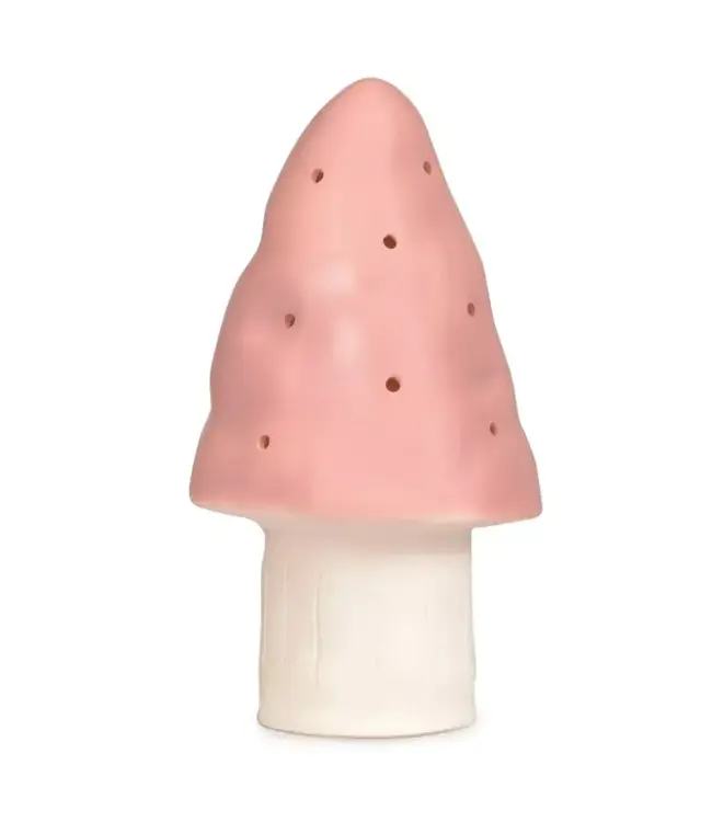 Heico by Egmond Toys | Lamp | Paddenstoel | Vintage Roze | 15  x 28 cm