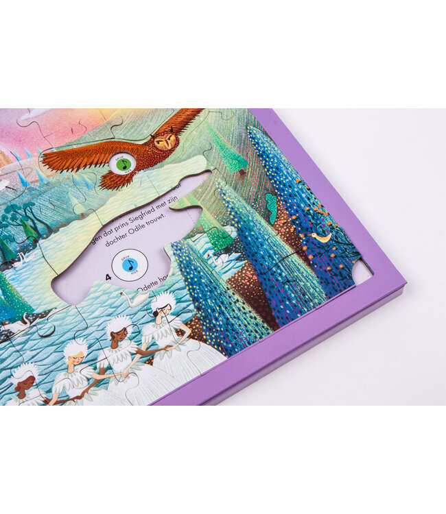 Christofoor | Muziekpuzzel | 48 stukjes | Het Verhalenorkest | Het Zwanenmeer | 3+