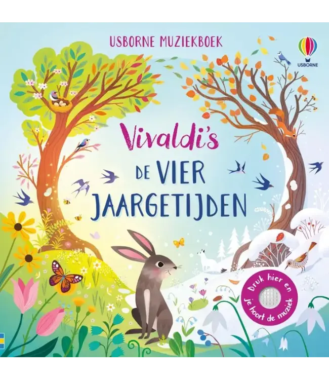 Usborne | Geluidenboek met Muziek | De vier jaargetijden van Vivaldi | 2+