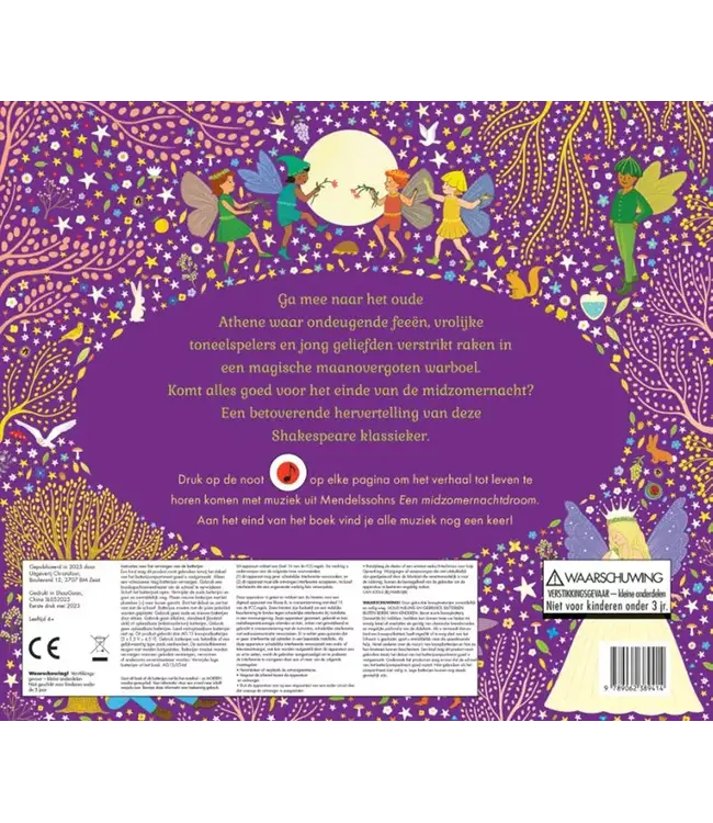 Christofoor | Geluidenboek met Muziek | Luister naar de Muziek | Midzomernachtsdroom | 3+