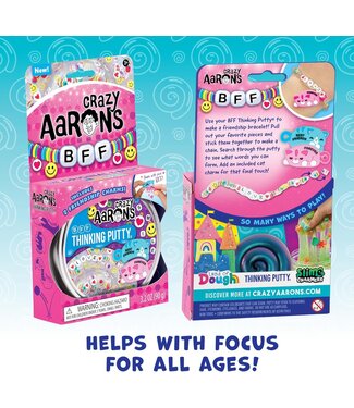 Crazy Aarons Crazy Aarons | Thinking Putty | BFF | including 2 Friendship Charms | 8+