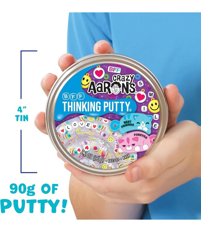 Crazy Aarons | Thinking Putty | BFF | including 2 Friendship Charms | 8+