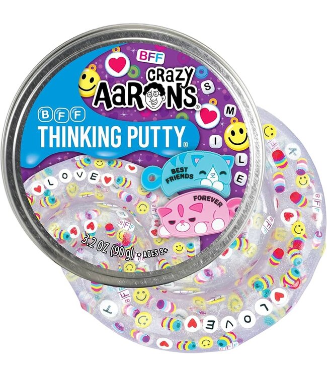 Crazy Aarons | Thinking Putty | BFF | including 2 Friendship Charms | 8+