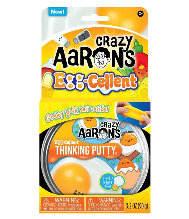 Crazy Aarons | Thinking Putty | Egg-Cellent | 8+