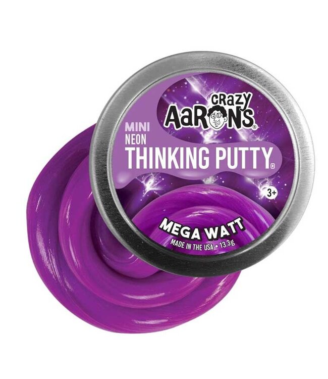 Crazy Aarons | Mini | Thinking Putty | Mega Watt | 3+