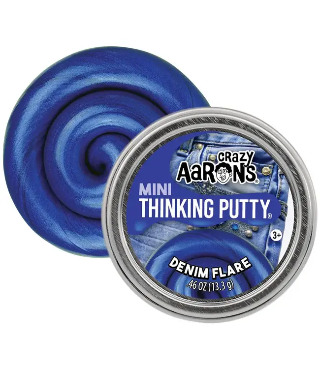 Crazy Aarons | Mini | Thinking Putty | Denim Flare | 3+