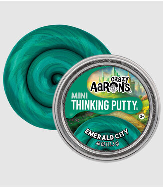 Crazy Aarons Crazy Aarons | Mini | Thinking Putty | Emerald City | 3+
