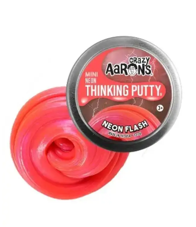 Crazy Aarons | Mini | Thinking Putty | Neon Flash | 3+