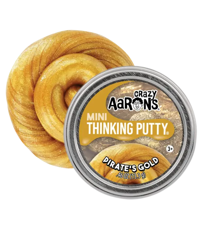 Crazy Aarons | Mini | Thinking Putty | Pirate's Gold | 3+