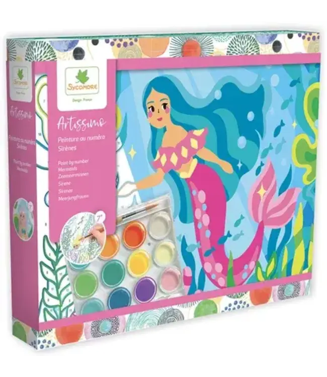 Sycomore | Knutselset | Paint by Number | Mermaids | 5+