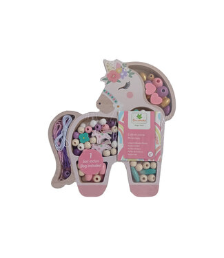 Sycomore | Wooden Beads | Unicorn | 170 kralen | 4+
